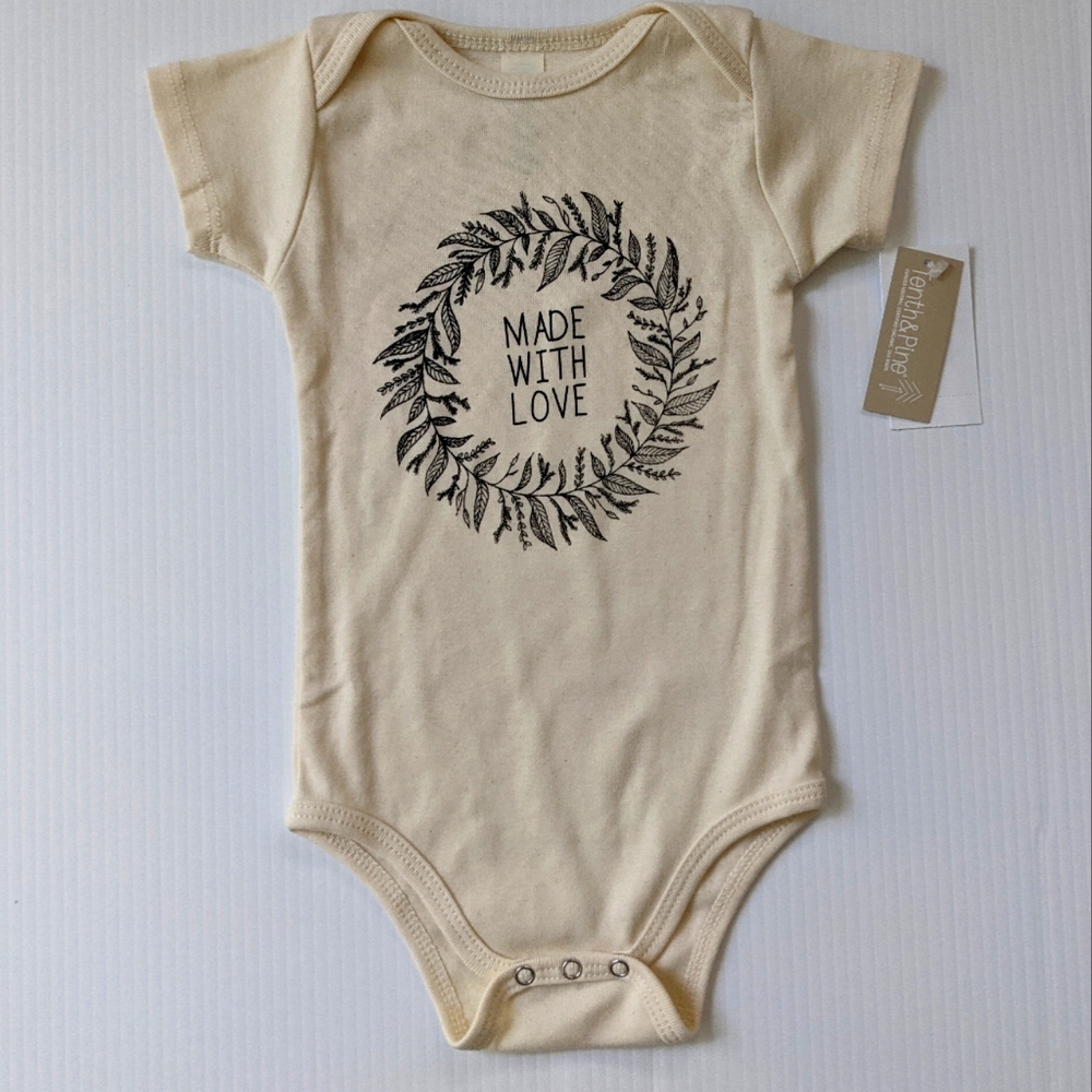 Organic Cotton Tenth&Pine Onesie Bodysuit 6-12 mon
